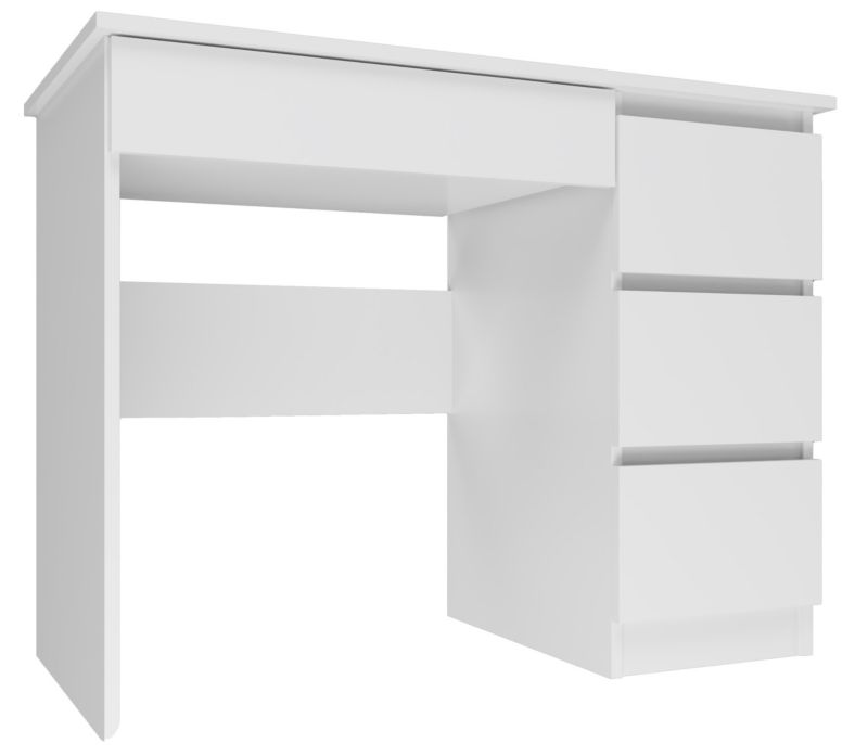Biurko Topeshop Mijas Prawe Biały Mat 51x98x76 cm 1 szt.