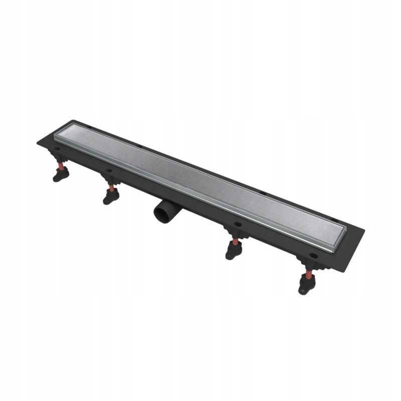 Odpływ liniowy prysznicowy Durasan Jenny Drain 80 cm metalowa pokrywa 2w1 chrom 1 szt.