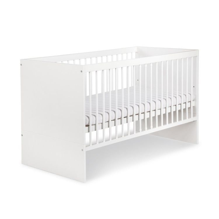 Łóżeczko Little Sky dziecięce tapczanik DALIA 140x70 białe 1 szt