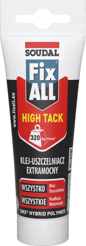 Klej Soudal Fix All High Tack 125 ml biały