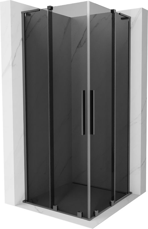 Kabina prysznicowa Mexen Velar L Duo rozsuwana 80 x 80 cm grafit gun metal 1 szt.