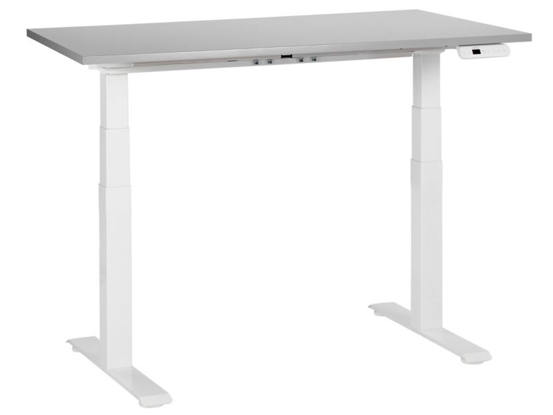 Biurko regulowane Elektryczny Jasnoszary Destines 120 x 72 cm 1 szt.