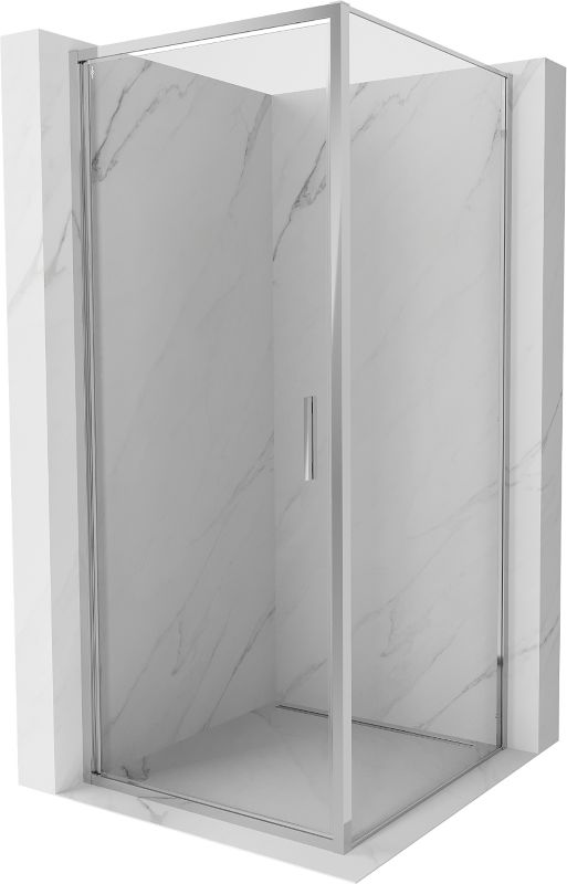 Kabina prysznicowa Mexen Exo uchylna 80 x 80 cm transparent chrom 1 szt.