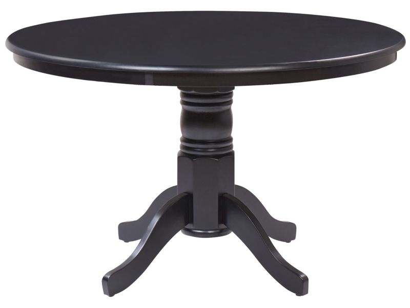 Stół do jadalni Akron 120 cm 120 cm Czarny 1 szt.