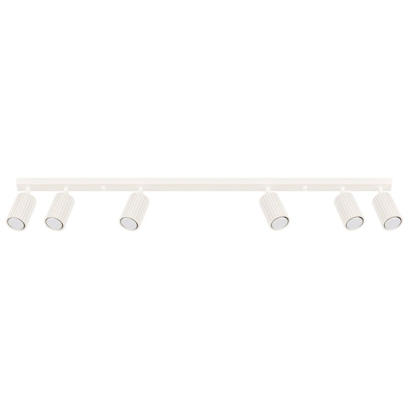 Plafon Sollux Lighting KARBON 6L beżowy 1 szt.
