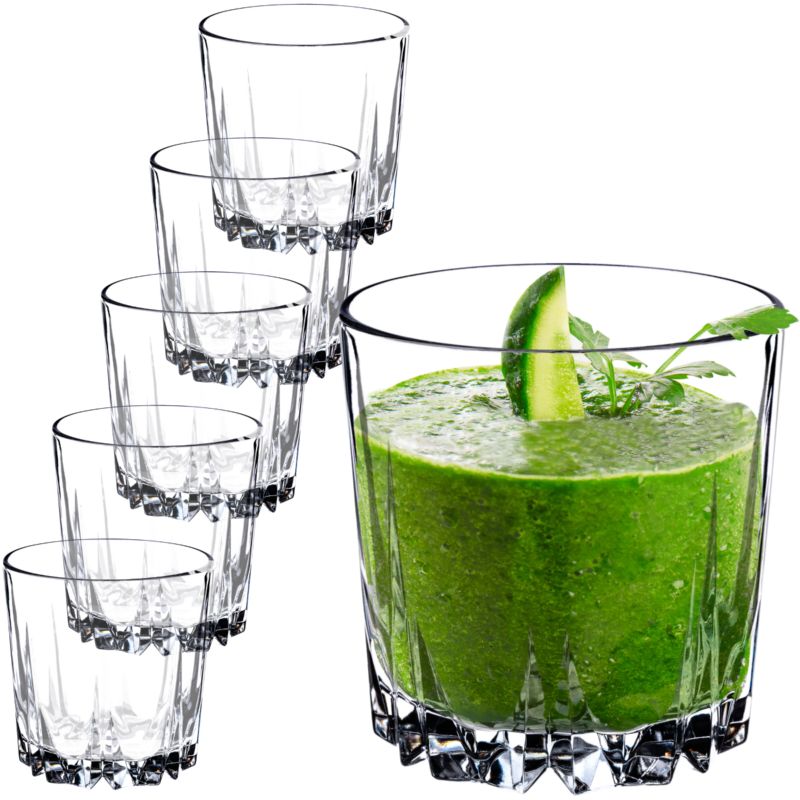 Szklanki KADAX Zestaw 6x Do Napojów Wody Drinków 300ml 6 szt.