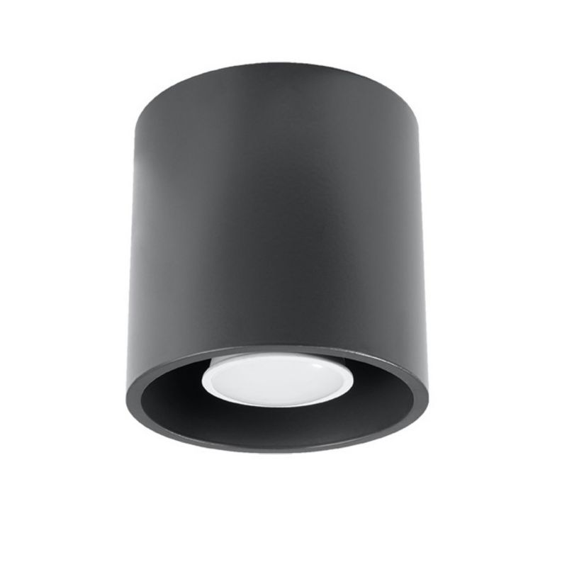 Plafon Sollux Lighting ORBIS 1 antracyt 1 szt.
