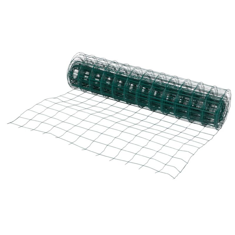 Siatka ogrodzeniowa zgrzewana 1,2 x 20 m oczko 100 x 100 mm zielona