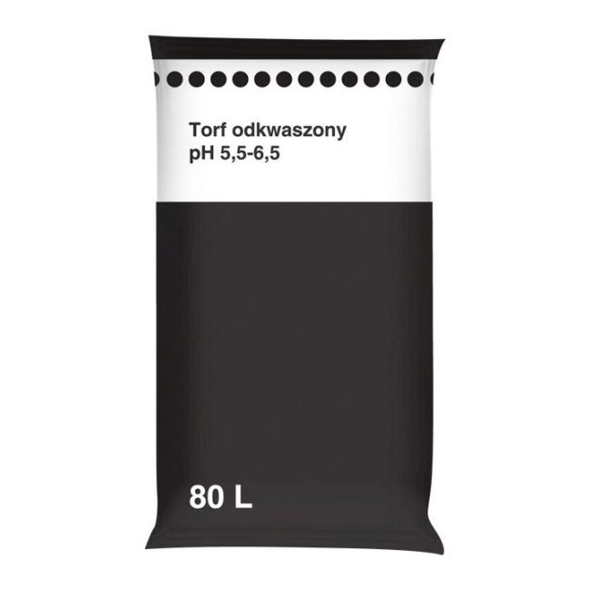 Torf odkwaszony pH 5,5 - 6,5 80 l