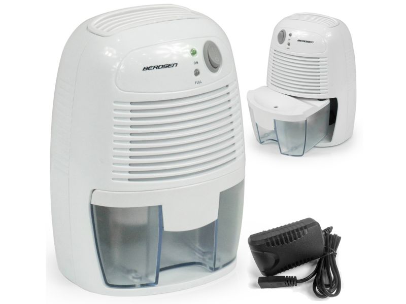 Osuszacz powietrza Berdsen pochłaniacz wilgoci 500ml 23W + Zasilacz samochodowy 12V 1szt.