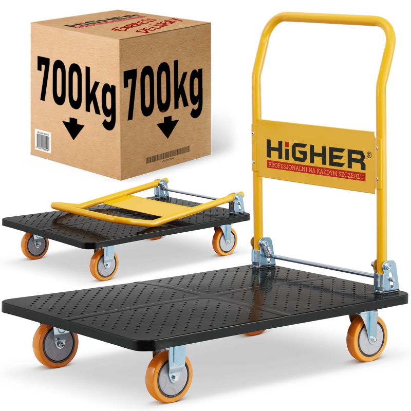 Wózek magazynowy transportowy składany HIGHER PRO 700kg LH10-700 1 szt