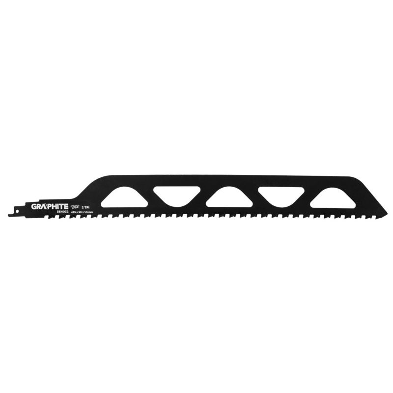 Brzeszczot do piły szablastej GRAPHITE HM, 455 x 50 x 1.5 mm, 2TPI 1 szt