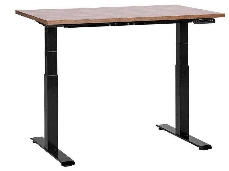 Biurko regulowane Elektryczny Ciemne drewno Destines 120 x 72 cm 1 szt.