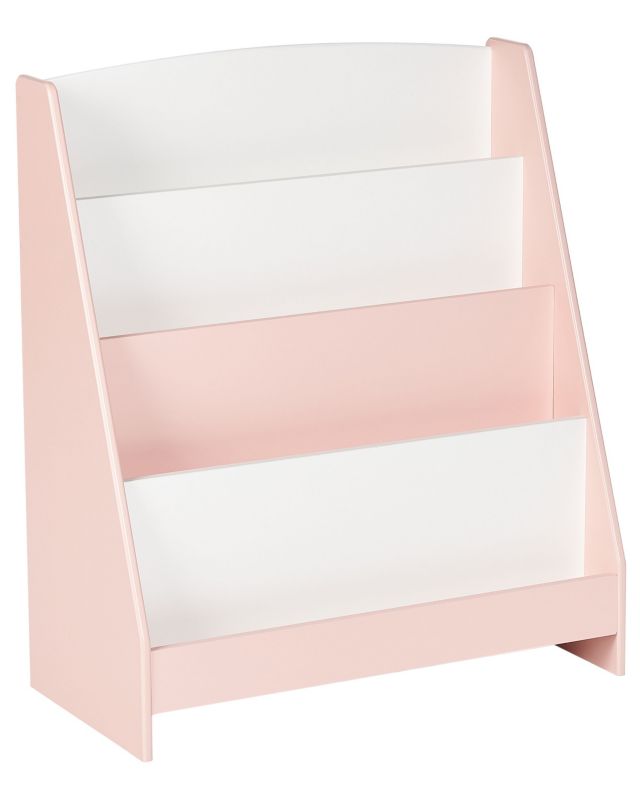 Regał 4 półki MDF Pastelowy róż Liloet 1 szt.