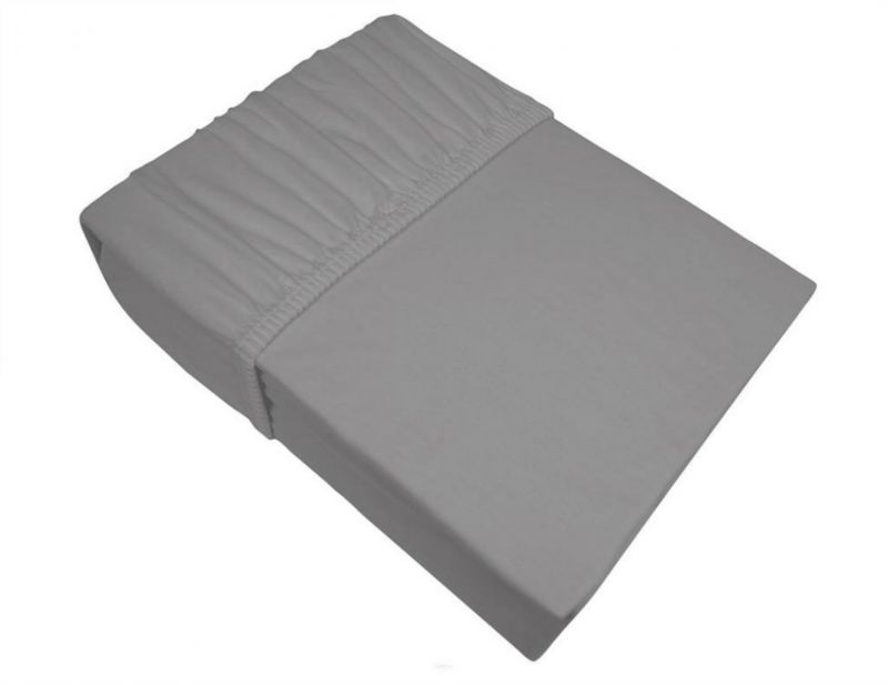 Prześcieradło Greno z gumką Jersey Bielbaw 120x200 stalowe 160 g/m2 Premium 1 szt