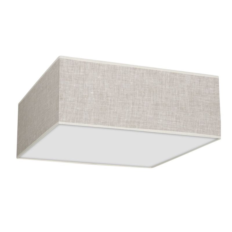 Lampa sufitowa Milagro Lino E27 60W beżowy 1 szt.