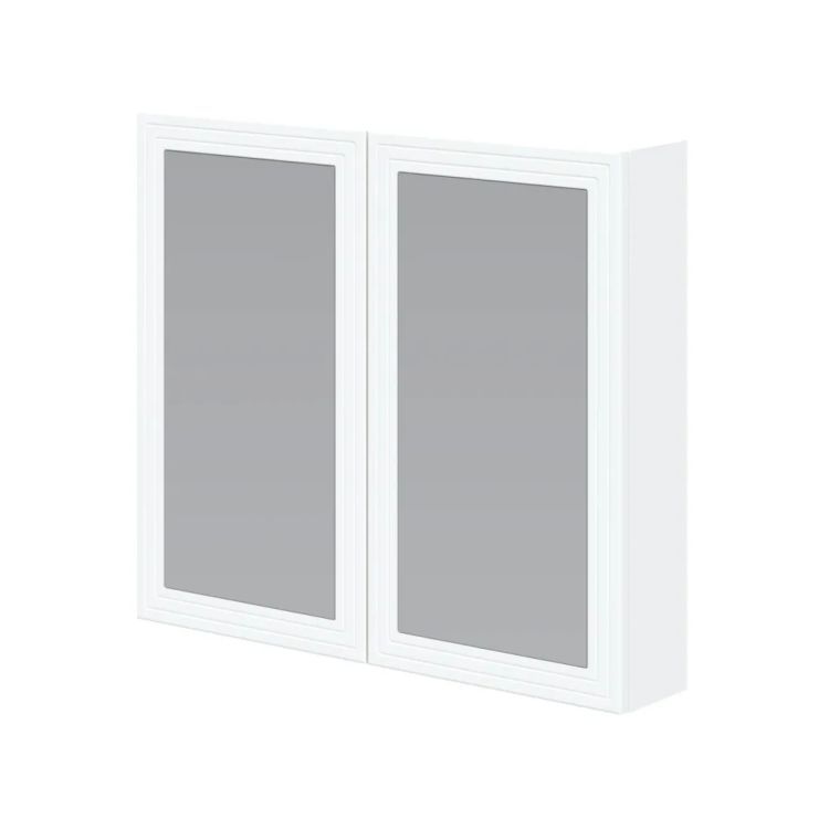 Szafka Halmar łazienkowa TORETO 2D 80cm biały mat z lustrem 1 szt