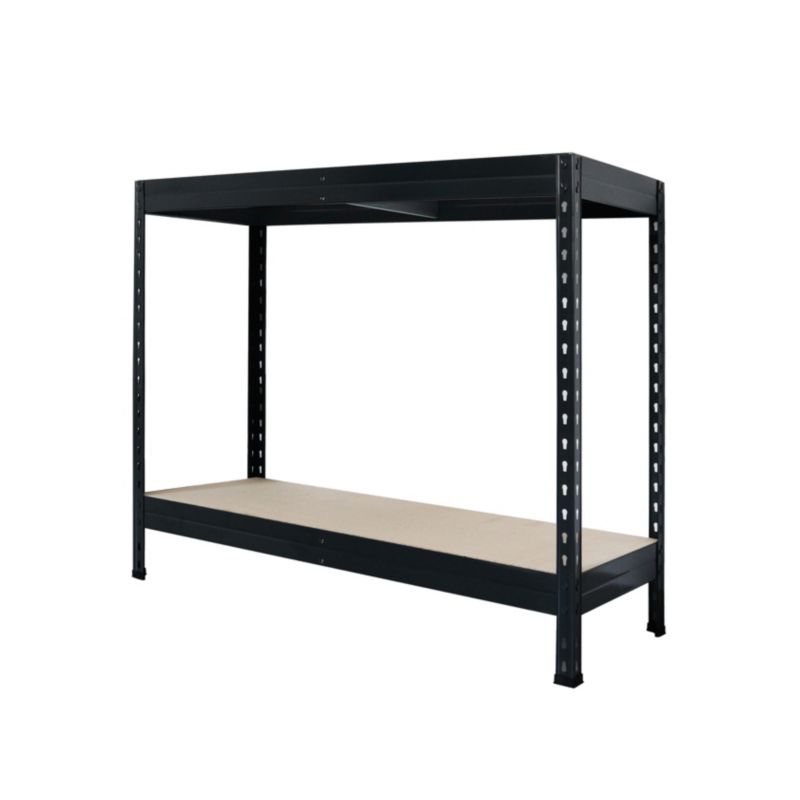 Regał metalowy GoodHome Rand 90 x 97 x 40 cm 2 półki 250 kg
