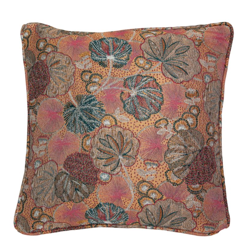 Poduszka GoodHome Hititi 45 x 45 cm wzory różowa