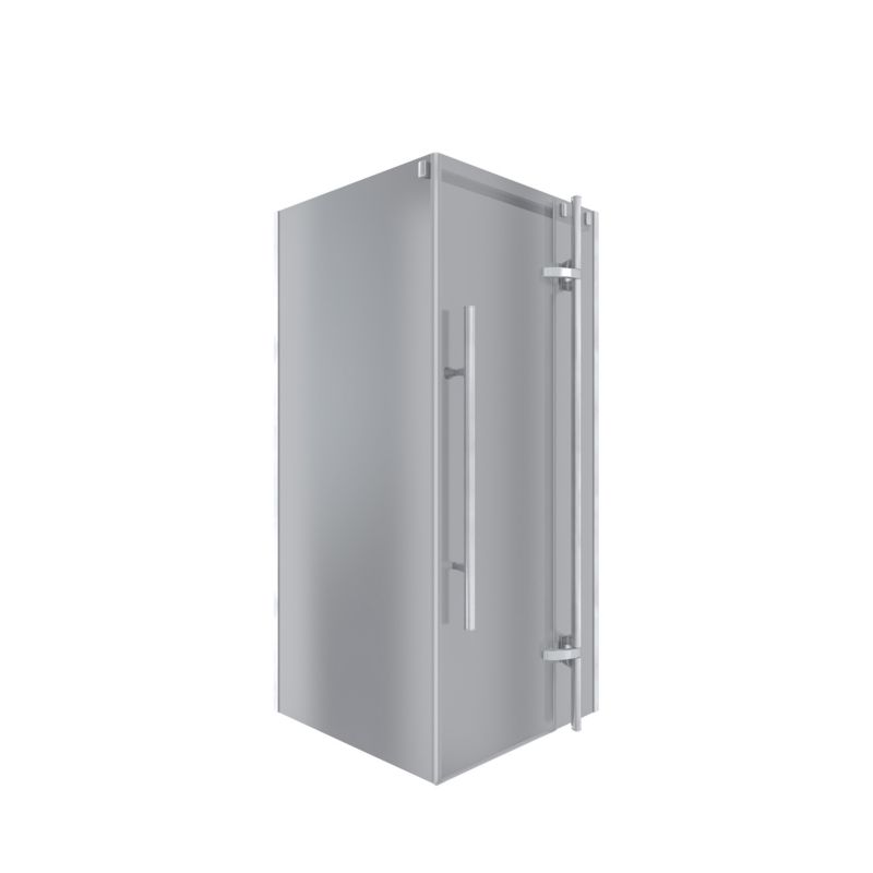 Kabina prysznicowa FERRARA Kabi 90x90 dark chrom bez brodzika 1 szt.