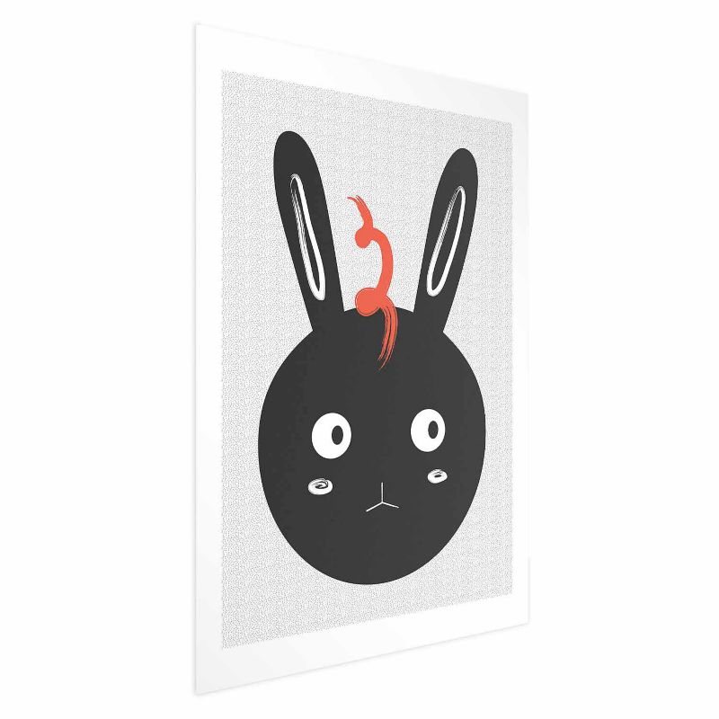 Plakat Artgeist Królik widzi wszystko 40x60 cm bez ramy 1 szt
