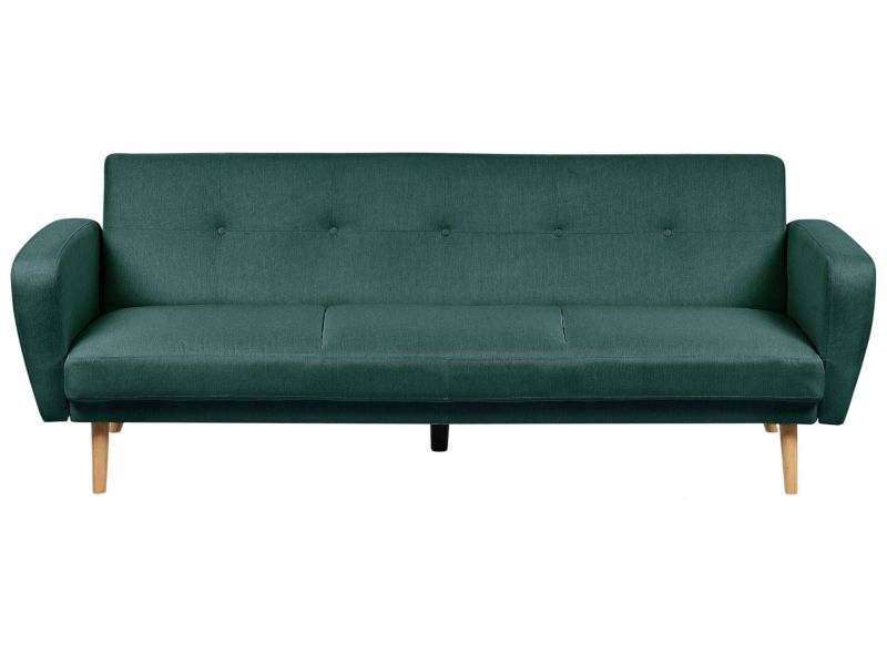 Sofa trzyosobowa Florli Ciemnozielony 1 szt.