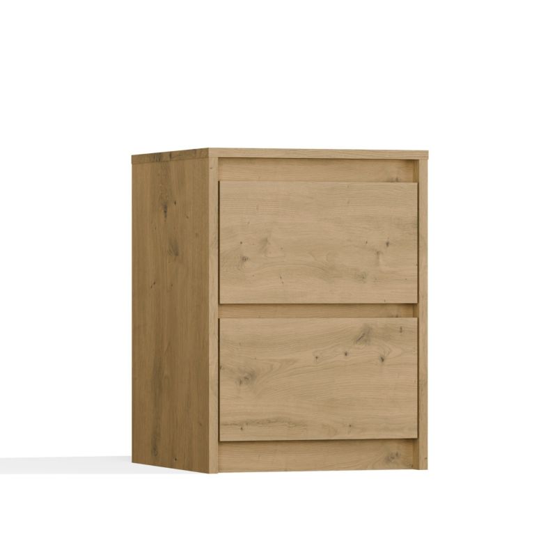 Szafka Nocna Topeshop Karo K2 Dąb Artisan 43x40x55 cm 1 szt.