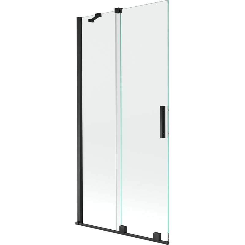Parawan nawannowy ruchomy Mexen Velar czarny 90x150 cm 2 szt.