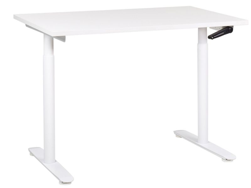 Biurko regulowane Manualny Biały Destinas 120 x 72 cm 1 szt.