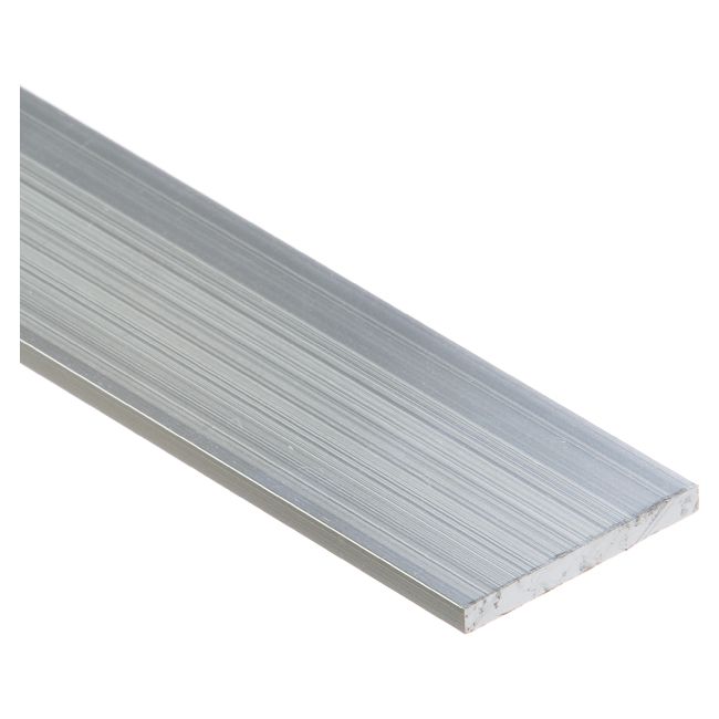 Sztanga płaska Cezar 20 x 6 mm 1 m aluminium naturalne