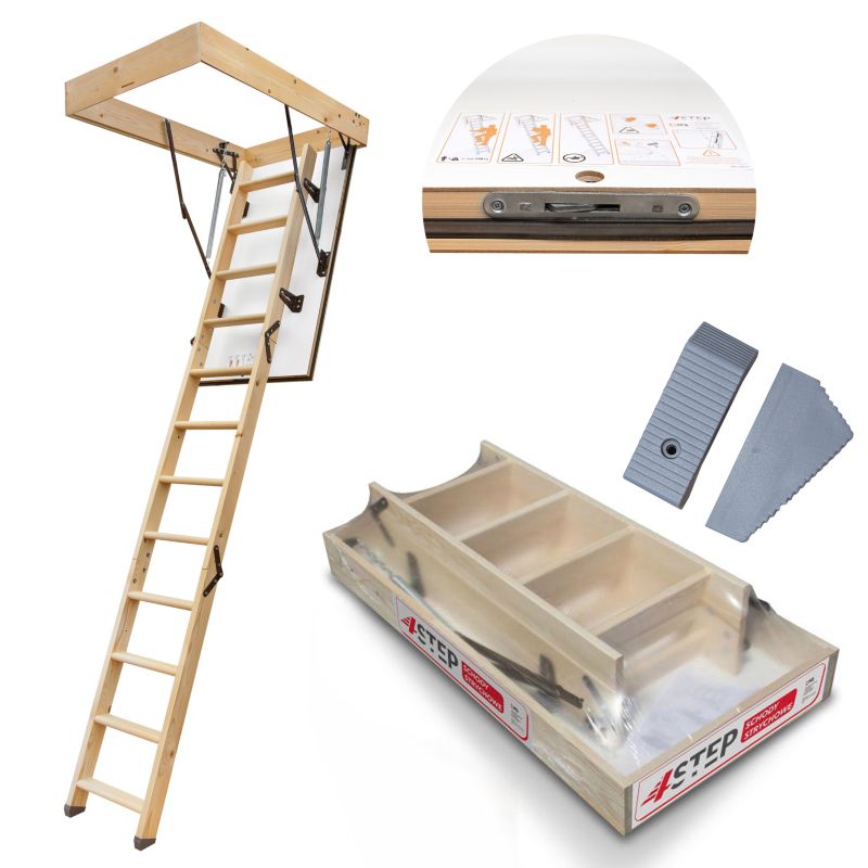 Schody na strych 4STEP GREENLINE 110x60 1,05W/m2K 1szt.