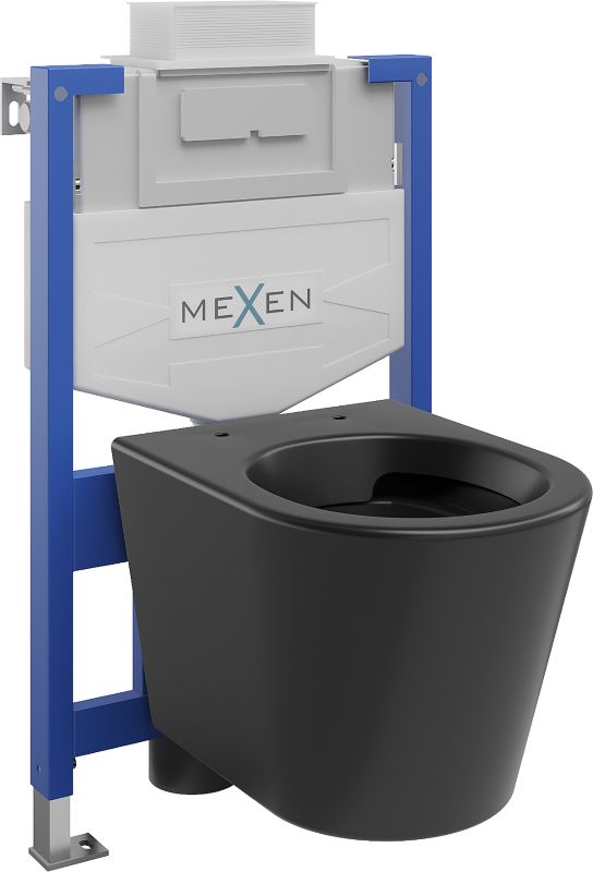 Zestaw podtynkowy WC Mexen Rico czarny mat 48x36,5x36 cm 1 szt.