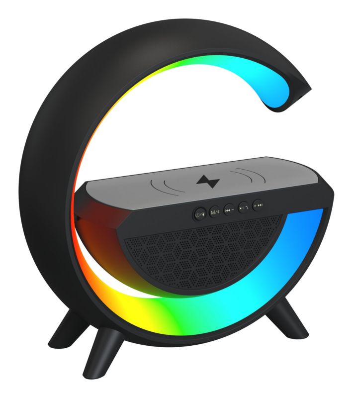 Lampa biurkowa LED Activjet Solo muzyczna RGB czarna