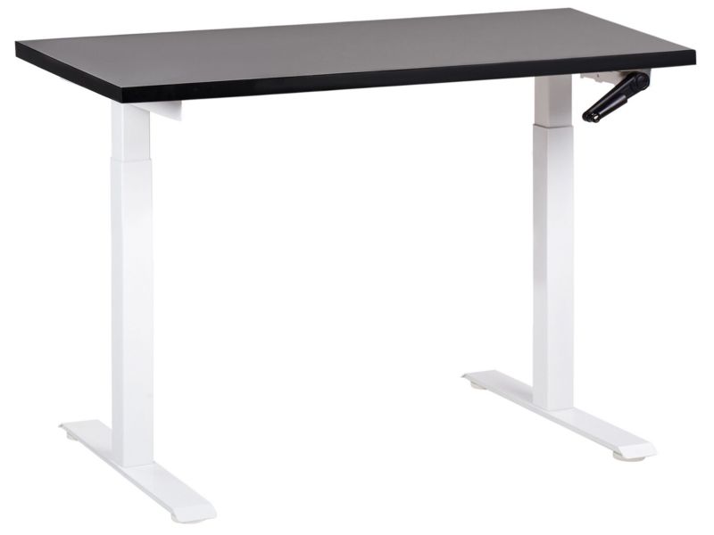 Biurko regulowane Manualny Czarny Destines 120 x 72 cm 1 szt.