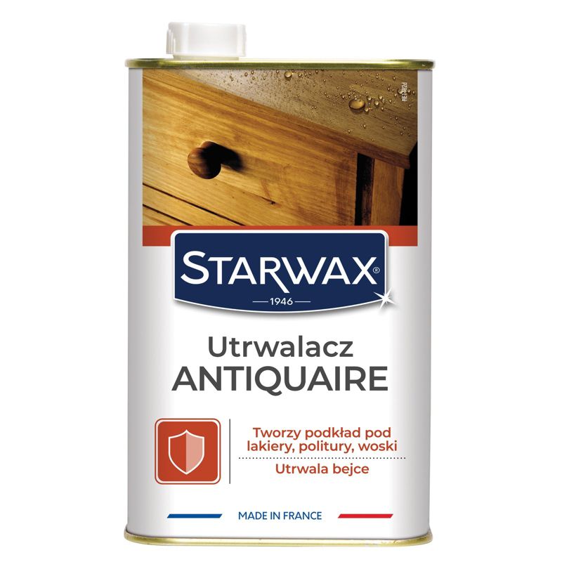 Utrwalacz Wodny do Bejc Starwax, ochrona, renowacja i wykończenie drewna 0.5 l