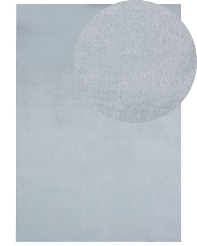 Dywan sztuczne futro królika 160 x 230 cm miętowy szary Mirpur 1 szt.