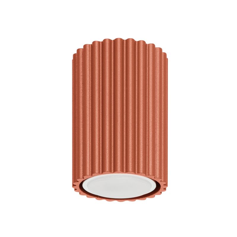 Plafon Sollux Lighting KARBON 10 ochra czerwona 1 szt.