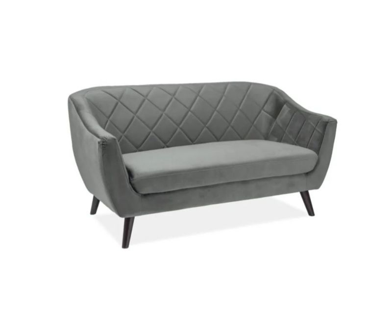 Sofa Signal MOLLY 2 VELVET szara 1 szt