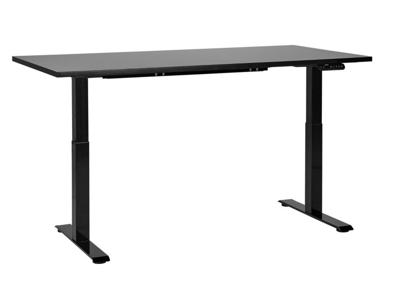 Biurko regulowane Elektryczny Czarny Destines 160 x 72 cm 1 szt.