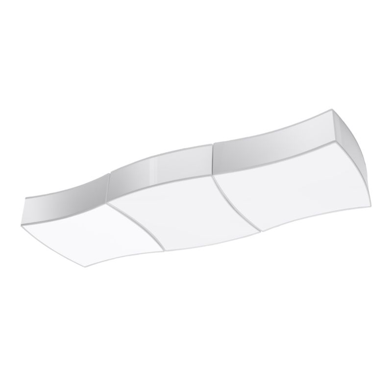 Plafon Sollux Lighting SQUARE 3 biały 1 szt.