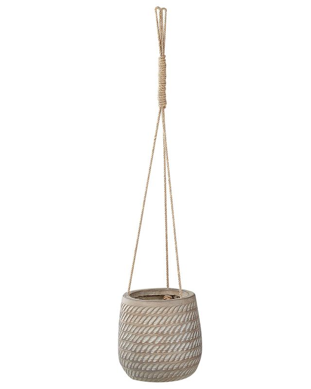 Wisząca doniczka 20 cm beżowoszara Livadia 1 szt.
