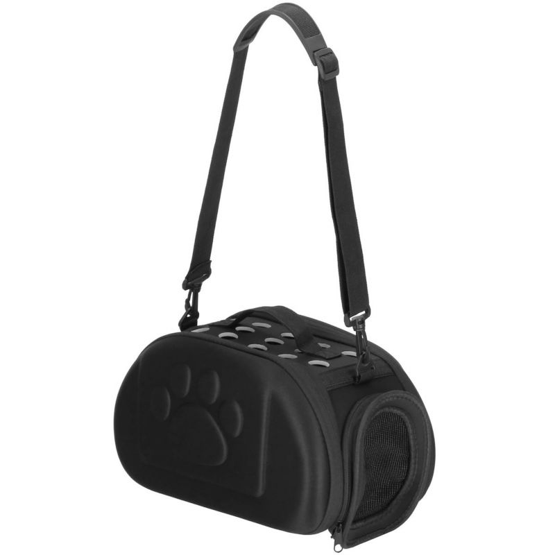 Transporter dla zwierząt Springos 20x35x20 cm do 5 kg torba dla psa, kota, królika rozm. S czarna 1 szt.