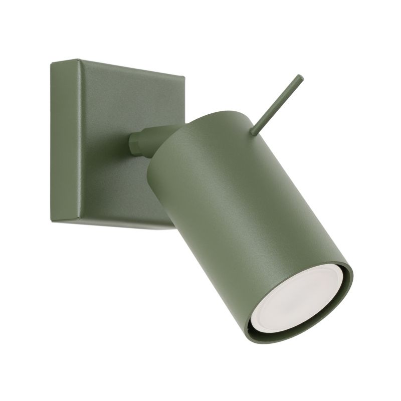 Kinkiet Sollux Lighting RING zielony oliwkowy 1 szt.