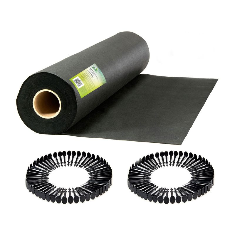 Agrowłóknina ogrodowa Plonos agrotkanina na chwasty 70 g/m² 1,6x50m + 100 szpilek 1 szt.