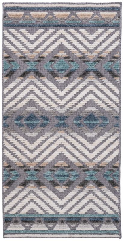 Dywan Multidecor Nepal 200 x 280 cm pasy niebieski 1 szt.