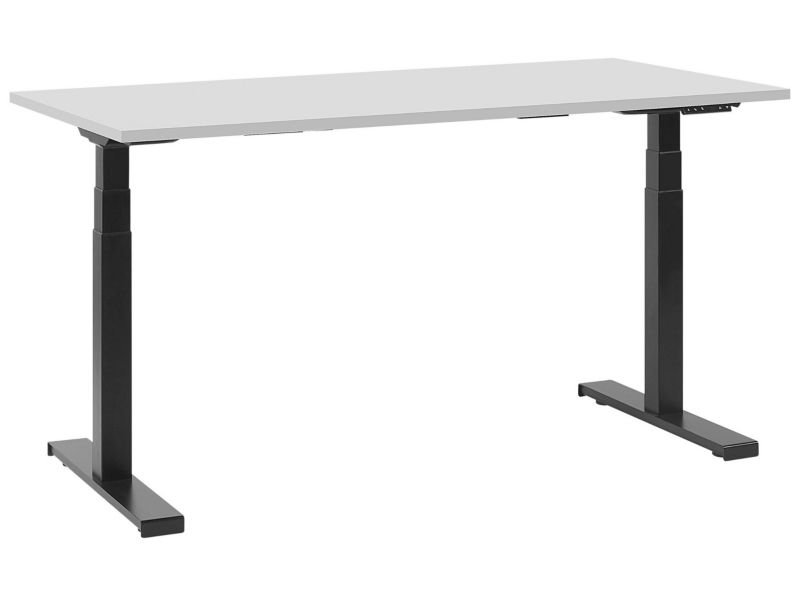 Biurko regulowane Elektryczny Szary Destin 130 x 72 cm 1 szt.