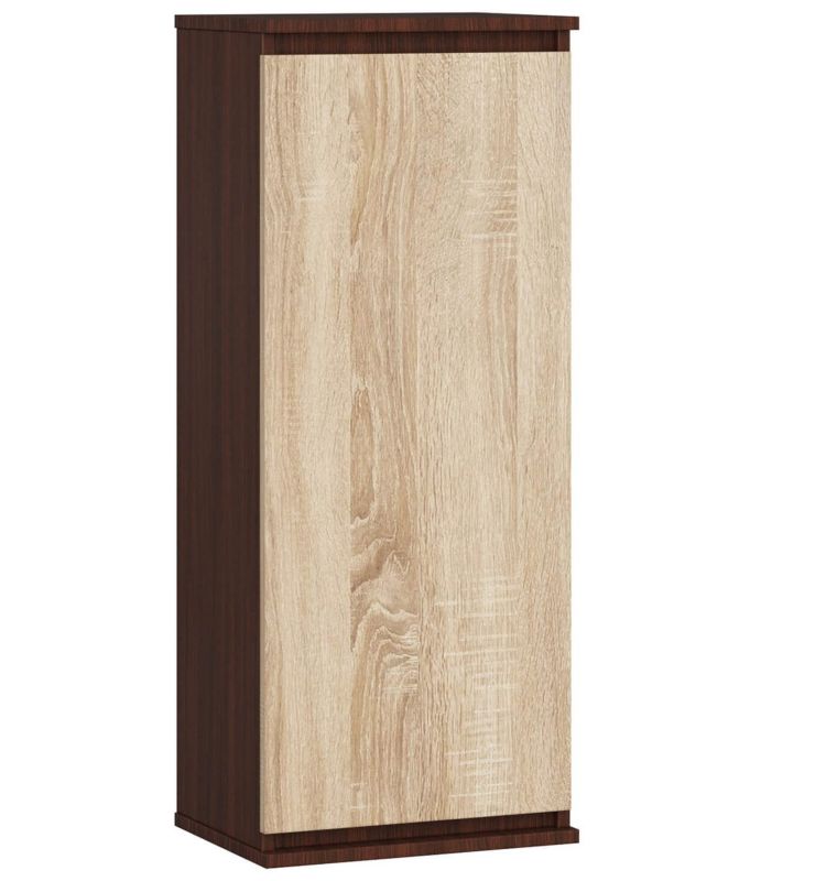 Szafka Akord W40 Wenge 40 cm 1 drzwi kolor Dąb Sonoma mat 3 półki 40x30x99 cm 1 szt.