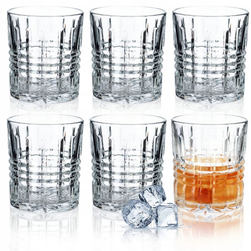 Szklanki KADAX Do Napojów Wody Drinków 310ml 6 szt