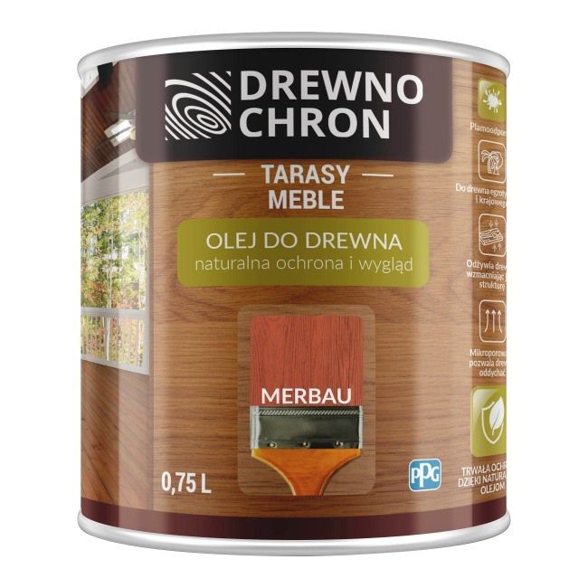 Olej do drewna Drewnochron merbau 0,75 l