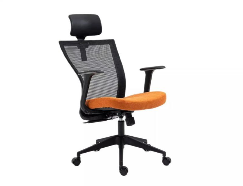 Fotel Signal biurowy Q-328H czarny/pomarańczowy 1 szt